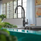 Franke Eos Neo bateria kuchenna stojąca czarna stal szlachetna 115.0613.590