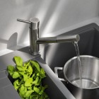 Franke Orbit pull-out bateria kuchenna stojąca stal szlachetna 115.0569.461