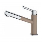 Franke Orbit pull-out bateria kuchenna z wyciąganą wylewką stojąca chrom/cappuccino 115.0623.147
