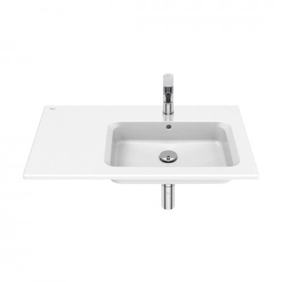 Roca Gap umywalka 80x46 cm meblowa prostokątna prawa biała A3279A5000