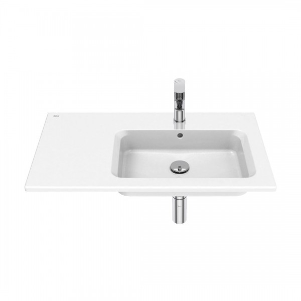 Roca Gap umywalka 80x46 cm meblowa prostokątna prawa biała A3279A5000