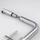 Franke Smart Glenda pull-out bateria kuchenna z wyciąganą wylewką stojąca stal szlachetna 115.0706.986