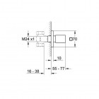 Grohe Eurocube zawór podtynkowy