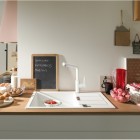 Franke Urban pull-out bateria kuchenna z wyciąganą wylewką stojąca biały polarny 115.0595.088