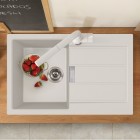 Franke Urban pull-out bateria kuchenna z wyciąganą wylewką stojąca biały polarny 115.0595.088