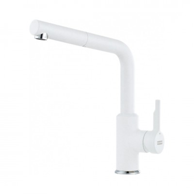 Franke Urban pull-out bateria kuchenna z wyciąganą wylewką stojąca biały polarny 115.0595.088