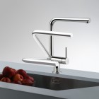 Franke Neptune Style bateria kuchenna podokienna z wyciąganą wylewką stojąca chrom 115.0263.158