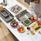 Franke All-in uniwersalny zestaw 8-elementowy akcesoriów kuchennych 112.0655.489