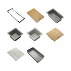 Franke All-in uniwersalny zestaw 8-elementowy akcesoriów kuchennych 112.0655.489