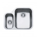Franke Ariane ARX 160 zlewozmywak stalowy 59,8x48,5 cm prawy jedwab 122.0154.928