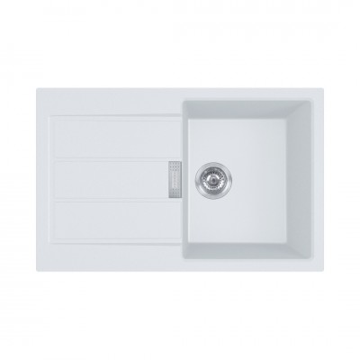 Franke Sirius S2D 611-78 zlewozmywak 78x50 cm Tectonite biały polarny 143.0612.628