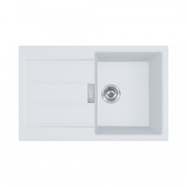 Franke Sirius S2D 611-78 zlewozmywak 78x50 cm Tectonite biały polarny 143.0612.628
