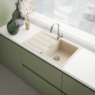 Franke Sirius S2D 611-78 zlewozmywak 78x50 cm Tectonite beżowy 143.0676.419