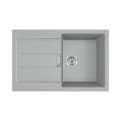 Franke Sirius S2D 611-78 zlewozmywak 78x50 cm Tectonite kamienny szary 143.0612.630