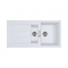 Franke Sirius S2D 651-100 zlewozmywak 100x50 cm Tectonite biały polarny 143.0618.670