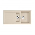 Franke Sirius S2D 651-100 zlewozmywak 100x50 cm Tectonite beżowy 143.0671.693