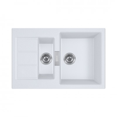 Franke Sirius S2D 651-78 zlewozmywak 78x50 cm Tectonite biały polarny 143.0618.686