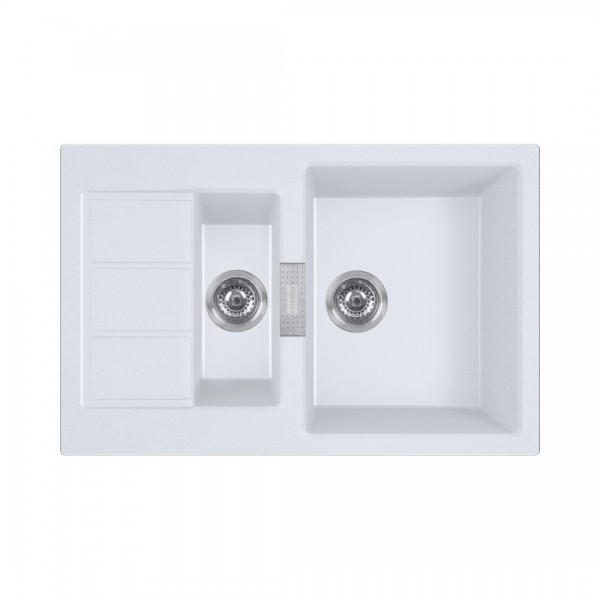 Franke Sirius S2D 651-78 zlewozmywak 78x50 cm Tectonite biały polarny 143.0618.686