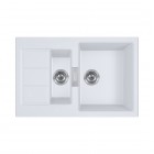 Franke Sirius S2D 651-78 zlewozmywak 78x50 cm Tectonite biały polarny 143.0618.686