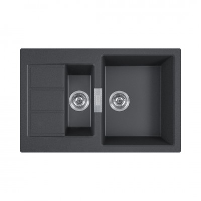 Franke Sirius S2D 651-78 zlewozmywak 78x50 cm Tectonite onyx 143.0618.687