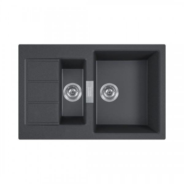 Franke Sirius S2D 651-78 zlewozmywak 78x50 cm Tectonite onyx 143.0618.687