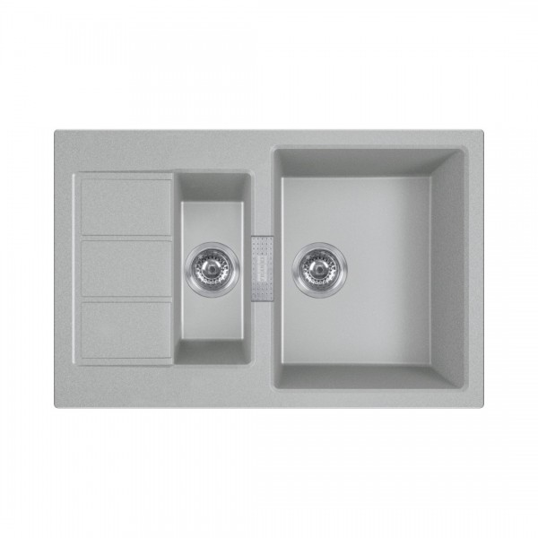 Franke Sirius S2D 651-78 zlewozmywak 78x50 cm Tectonite kamienny szary 143.0618.684