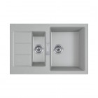 Franke Sirius S2D 651-78 zlewozmywak 78x50 cm Tectonite kamienny szary 143.0618.684