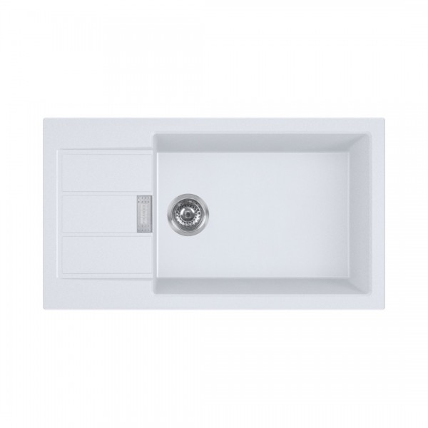 Franke Sirius S2D Slim 611-78 XL zlewozmywak 78x50 cm Tectonite biały polarny 143.0618.649