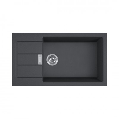 Franke Sirius S2D Slim 611-78 XL zlewozmywak 78x50 cm Tectonite onyx 143.0618.646