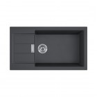 Franke Sirius S2D Slim 611-78 XL zlewozmywak 78x50 cm Tectonite onyx 143.0618.646
