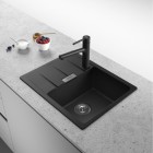 Franke Centro CNG 611-62 zlewozmywak 62x50 cm Fragranit+ czarny mat 114.0687.313