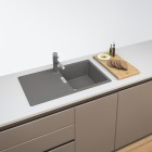 Franke Centro CNG 611-86 zlewozmywak 86x50 cm Fragranit+ kamienny szary 114.0687.329