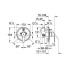 Grohe Eurostyle Cosmopolitan bateria wannowa podtynkowa + element podtynkowy