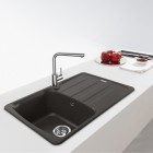 Franke Antea AZG 611-78 zlewozmywak 78x50 cm Fragranit+ łupkowy szary 114.0716.311