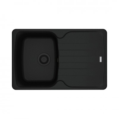 Franke Antea AZG 611-78 zlewozmywak 78x50 cm Fragranit+ czarny mat/czarny mat 114.0693.552