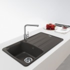 Franke Antea AZG 611-86 zlewozmywak 86x50 cm Fragranit+ łupkowy szary 114.0716.312