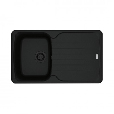 Franke Antea AZG 611-86 zlewozmywak 86x50 cm Fragranit+ czarny mat/czarny mat 114.0693.551