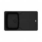 Franke Antea AZG 611-86 zlewozmywak 86x50 cm Fragranit+ czarny mat/czarny mat 114.0693.551