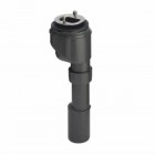 Schedpol syfon brodzikowy 50 mm pionowy czarny SDB90PV