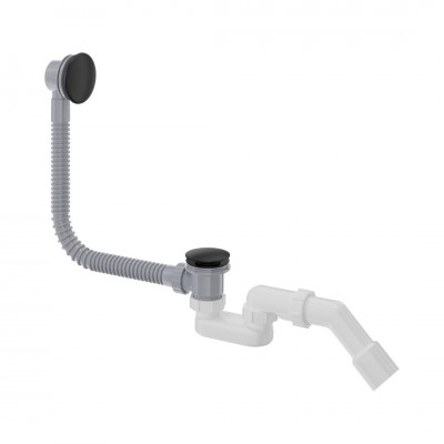 Deante syfon wannowy klik klak czarny mat NHC_N57B