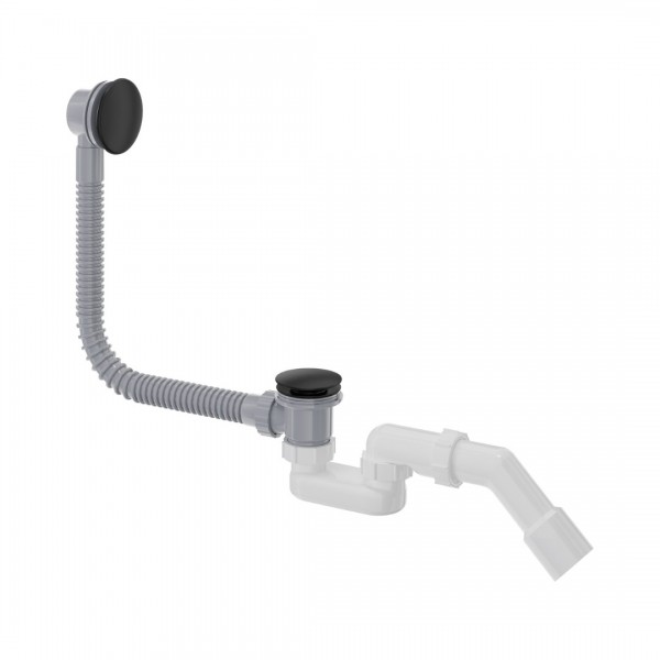 Deante syfon wannowy klik klak czarny mat NHC_N57B