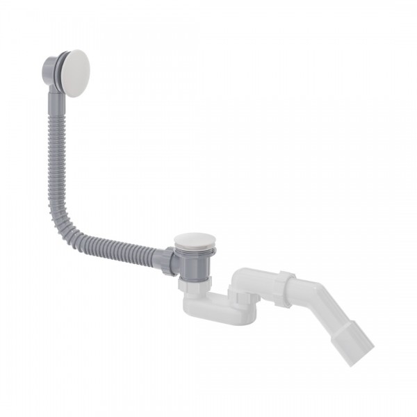 Deante syfon wannowy klik klak biały mat NHC_A57B