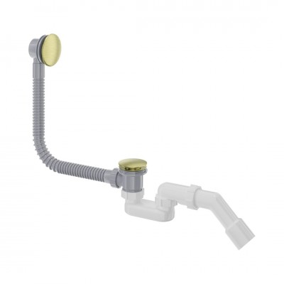 Deante syfon wannowy klik klak złoto szczotkowane NHC_R57B