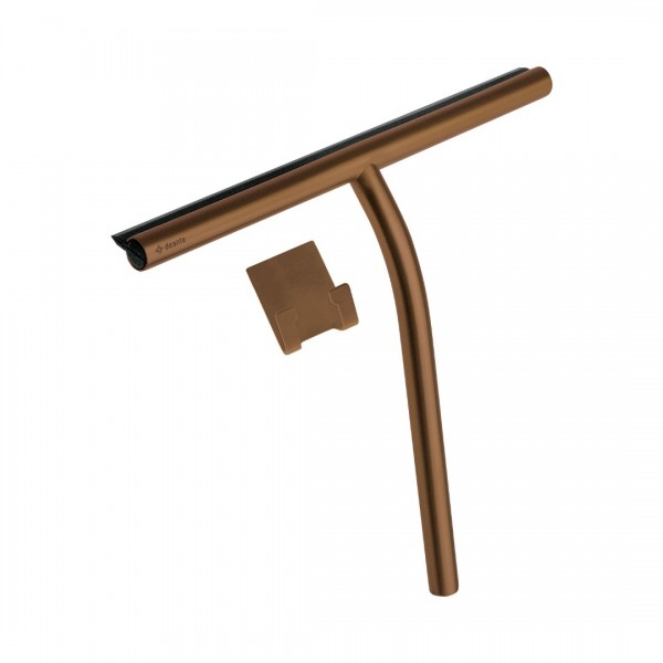 Deante Silia ściągaczka do wody z uchwytem brąz szczotkowany ADI_C31K