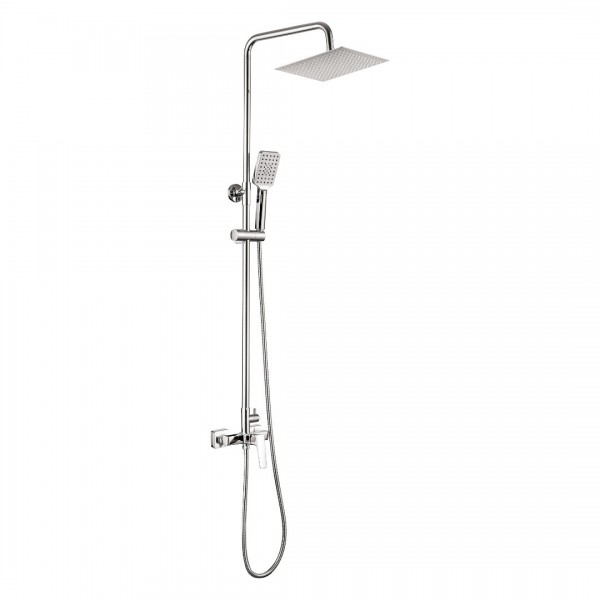 Deante Blur zestaw natryskowy ścienny z deszczownicą chrom NQL_04XM
