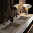 Kohlman Axel bateria umywalkowa stojąca grafit szczotkowany QB105AG