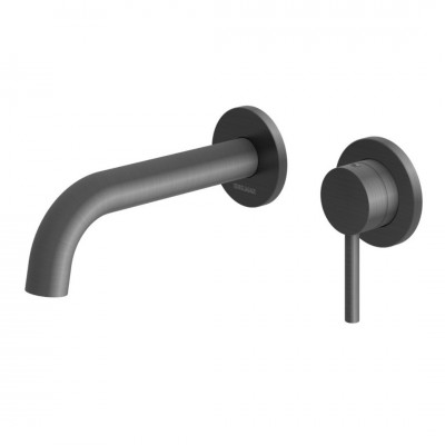 Kohlman Axel bateria umywalkowa podtynkowa wylewka 20 cm grafit szczotkowany QW180AG