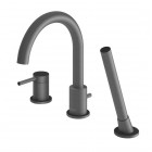 Kohlman Axel bateria wannowa 3-otworowa grafit szczotkowany QB241AG