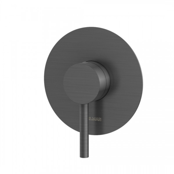Kohlman Axel bateria prysznicowa podtynkowa grafit szczotkowany QW220AG