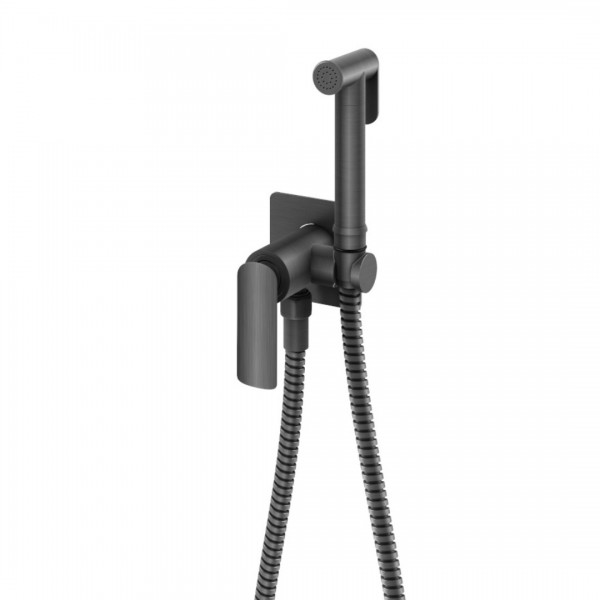 Kohlman Experience bateria bidetowa podtynkowa grafit szczotkowany QW135EG